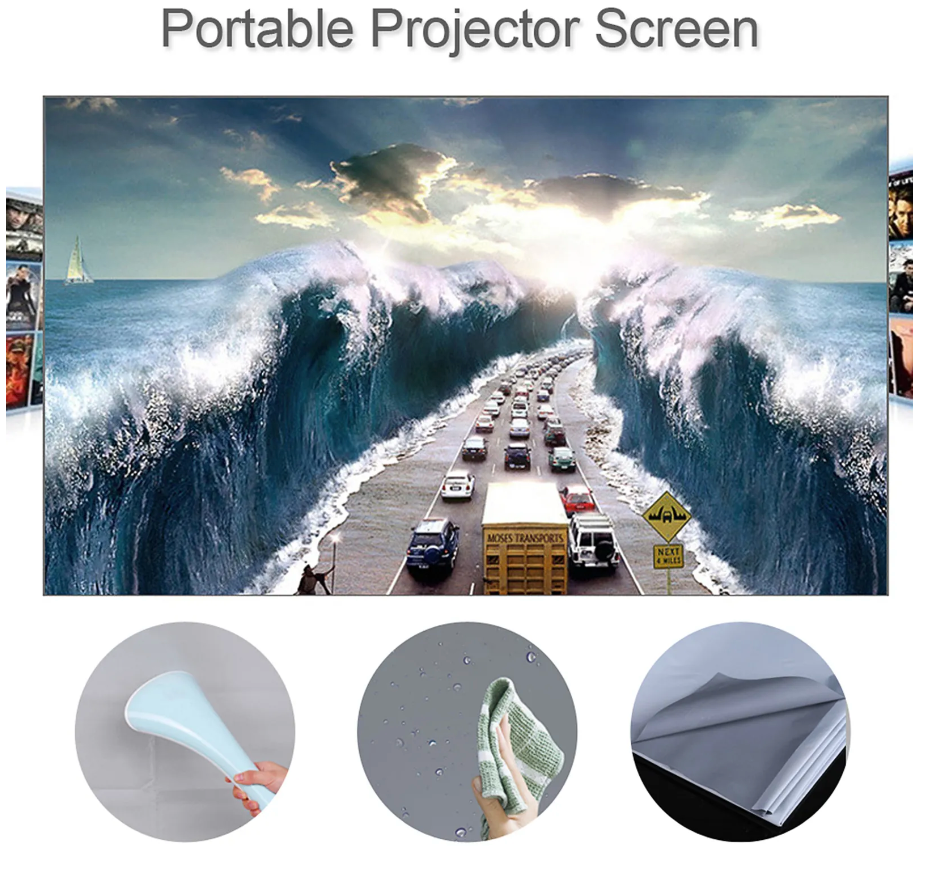 Mini Projector Screen Curtain